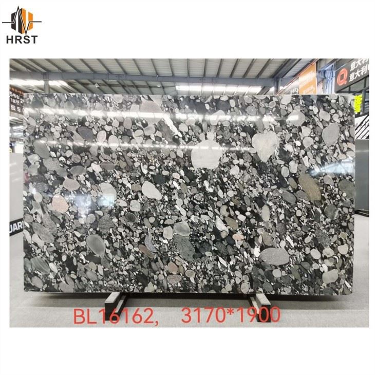 black mosaic granite countertops