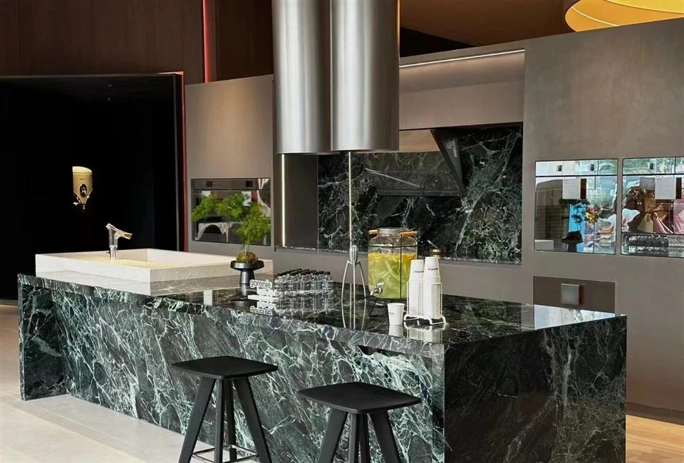 Prada Green Marble Slab